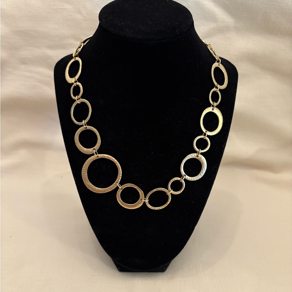 Premier Designs Gold Oval Link Necklace